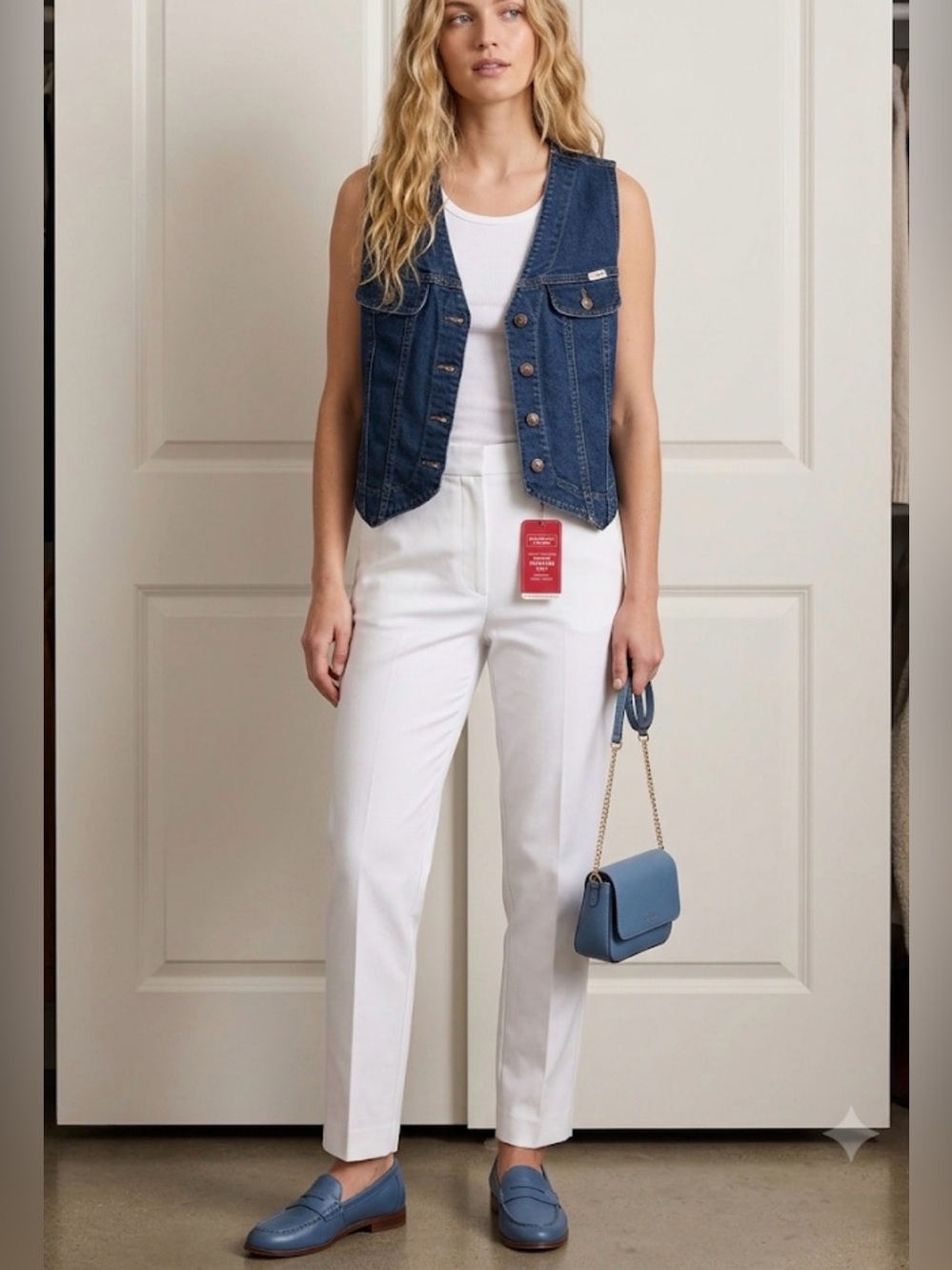 Levi's Dark Blue Denim Vest
